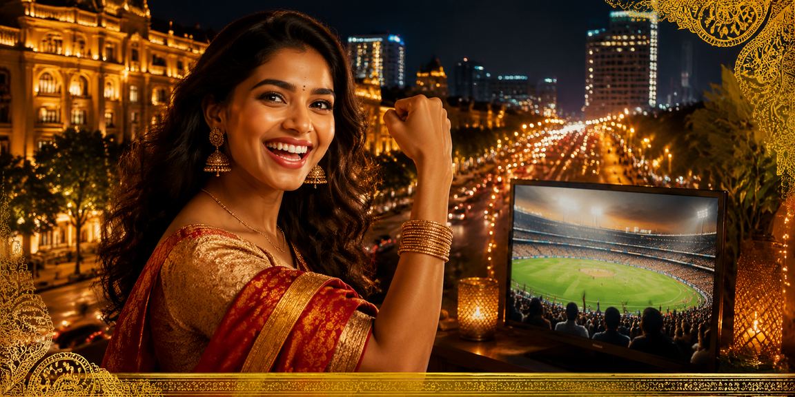View of MG Road Bangalore with lottery and betting advertisements